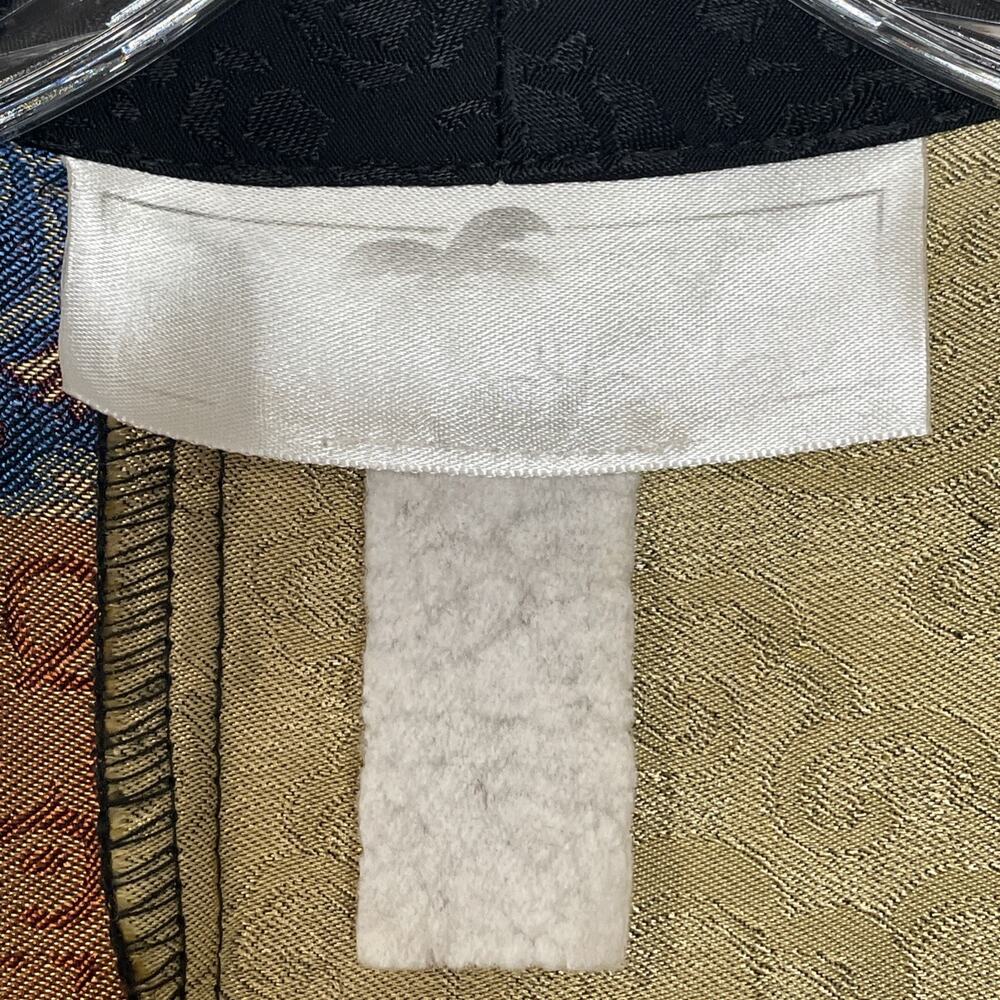 VTG Patchwork Tapestry Boho Jacket M Baroque Broc… - image 14